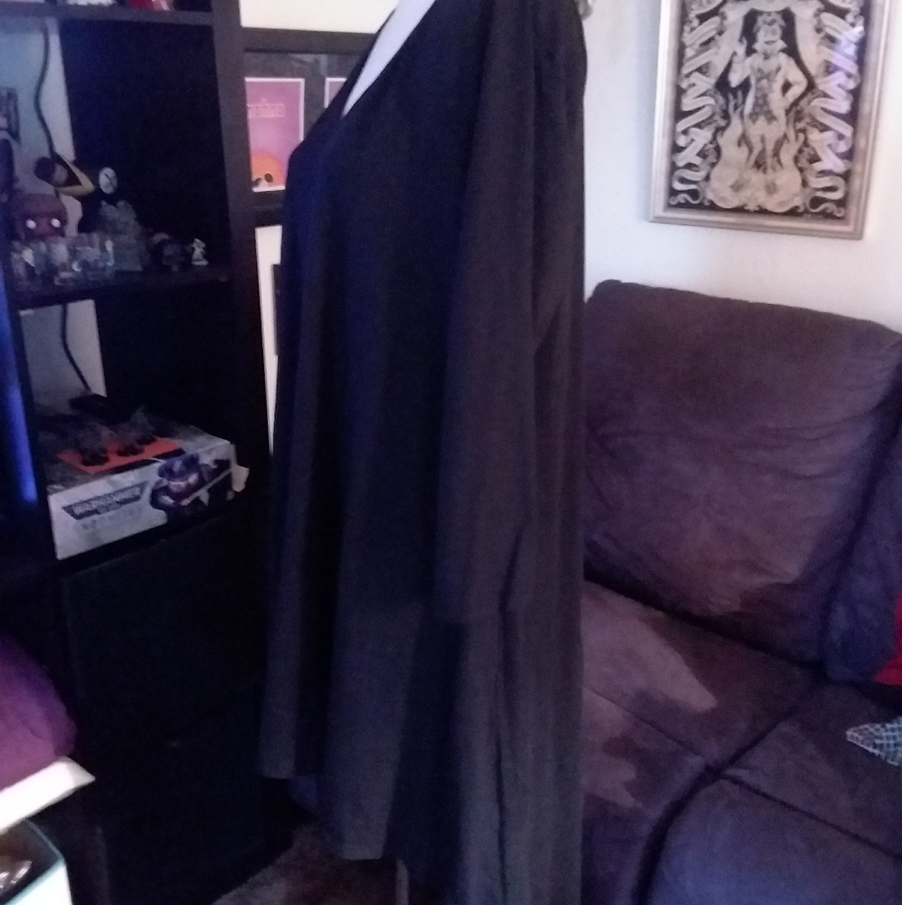 EShakti hi/lo black dress size 2x